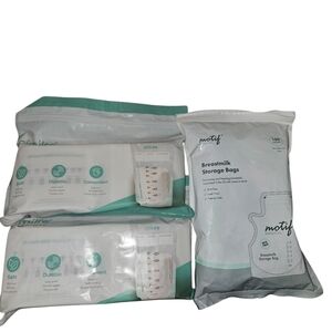 3 BN Packs Motif and Cimilre 240 Breastmilk Storage Bags Total Breastfeeding
